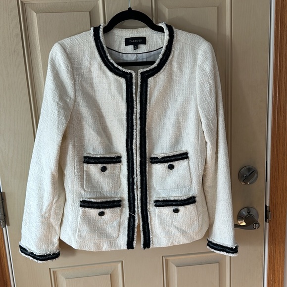 Talbots Tweed Jacket Size 10 - Picture 1 of 8